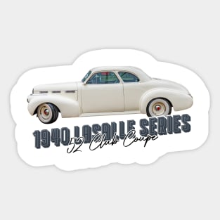 1940 LaSalle Series 52 Club Coupe Sticker